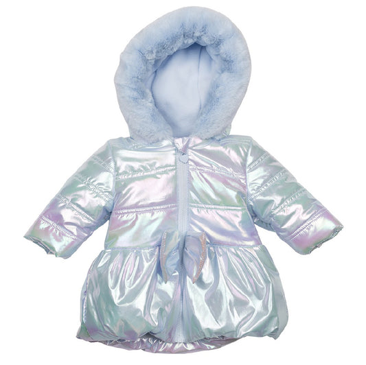 Mintini Blue Iridescent Coat