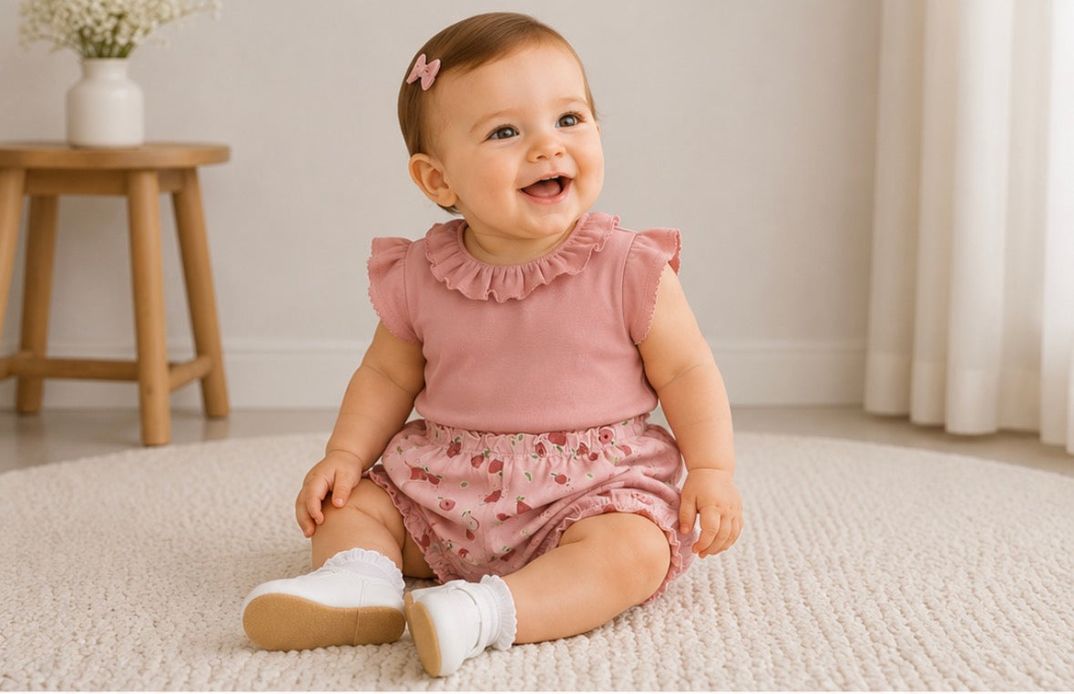 Mayoral Pink Bloomer Set