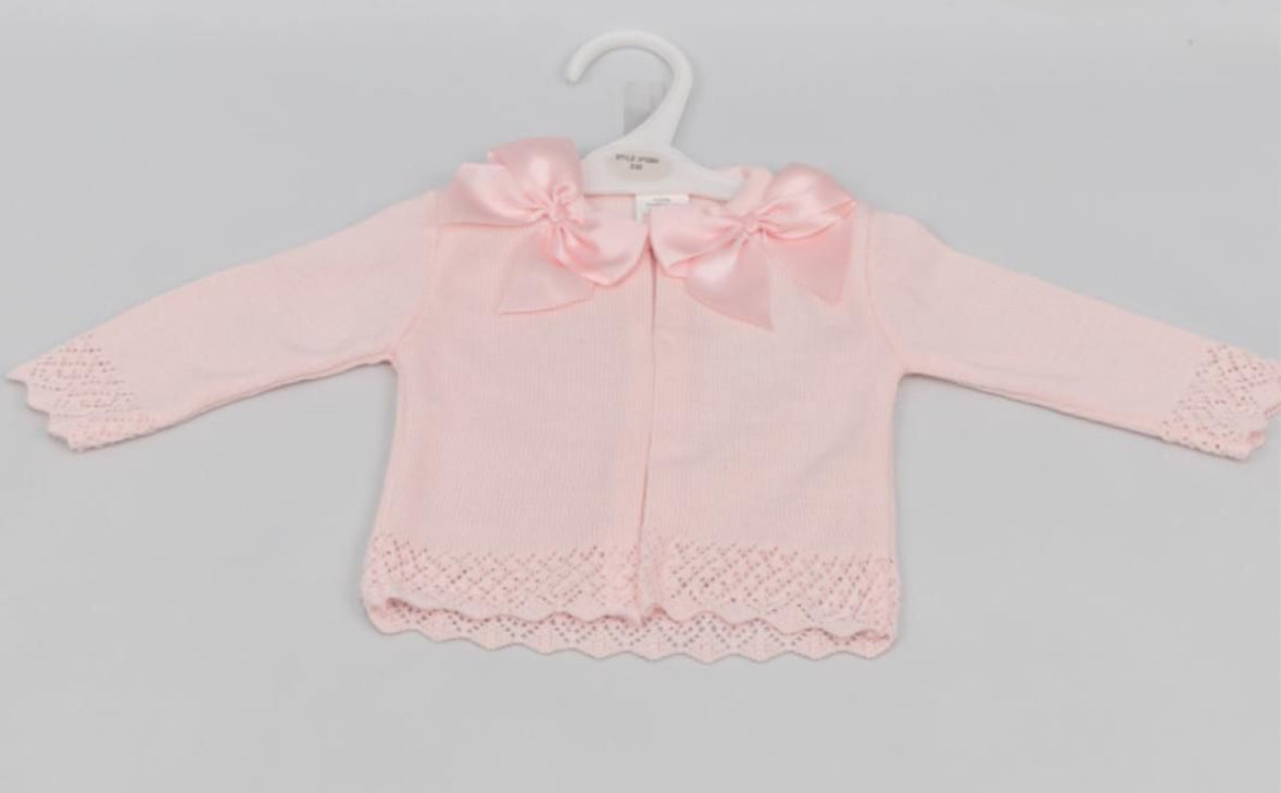 Pink Bow Cardigan