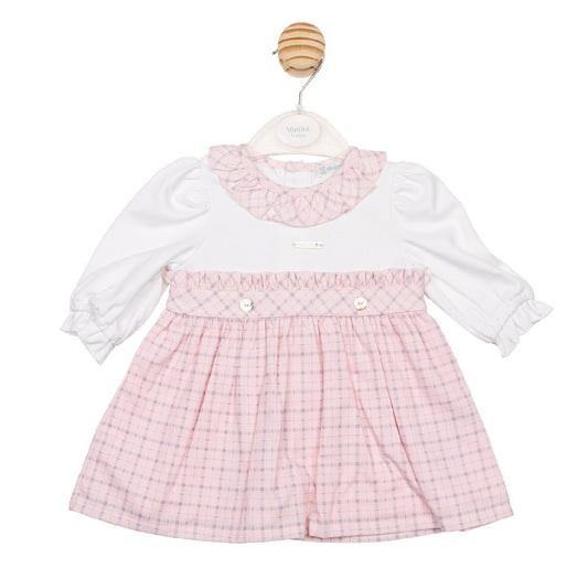 Mintini Pink Check Dress