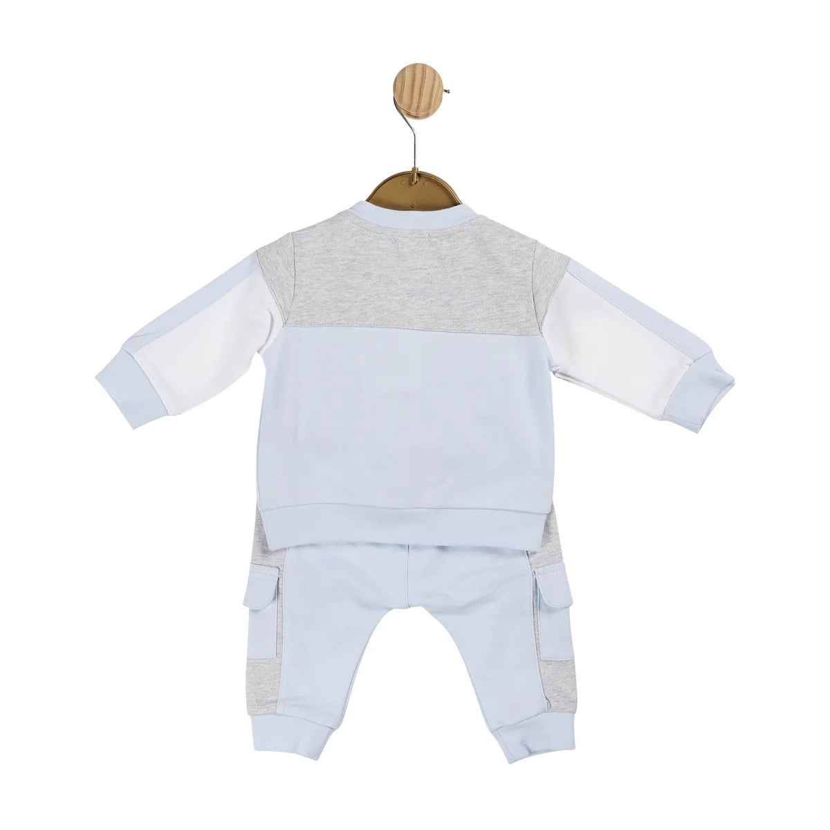 Mintini Grey White Blue Jogsuit