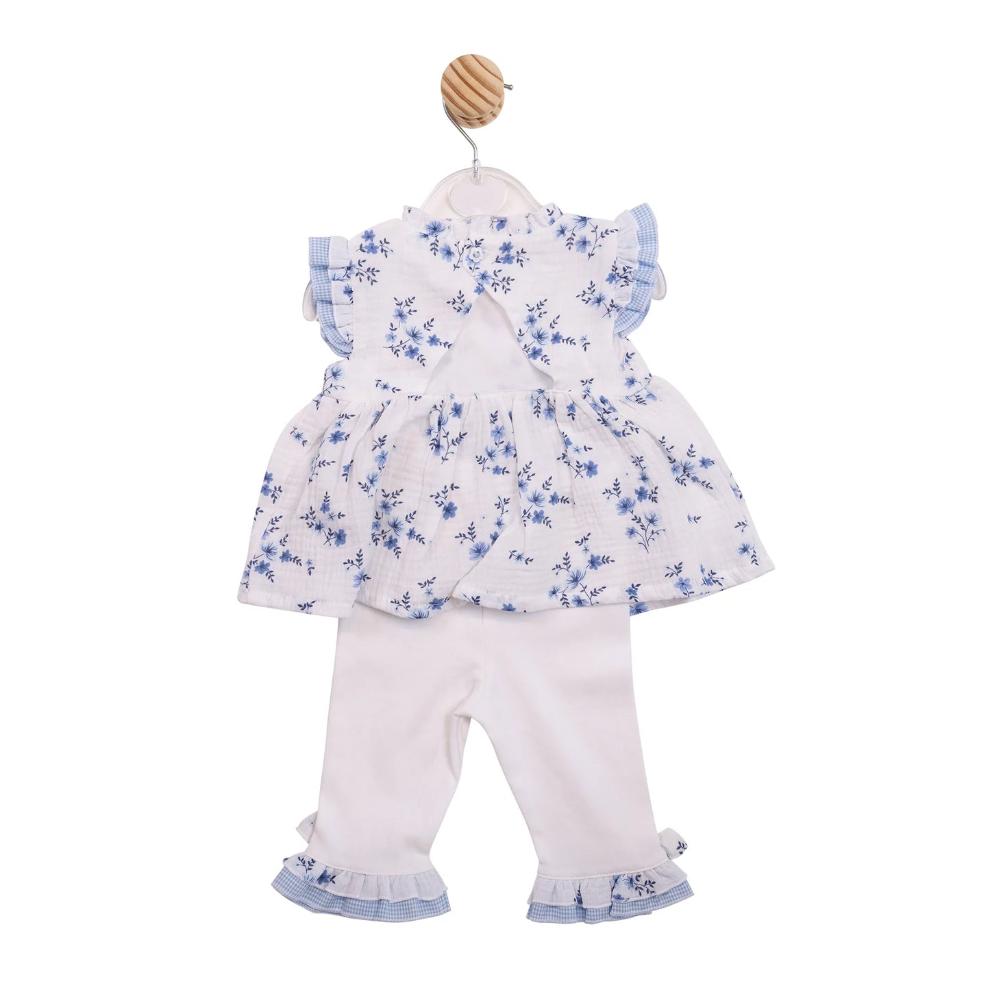 Mintini Blue Floral Tunic & Legging Set