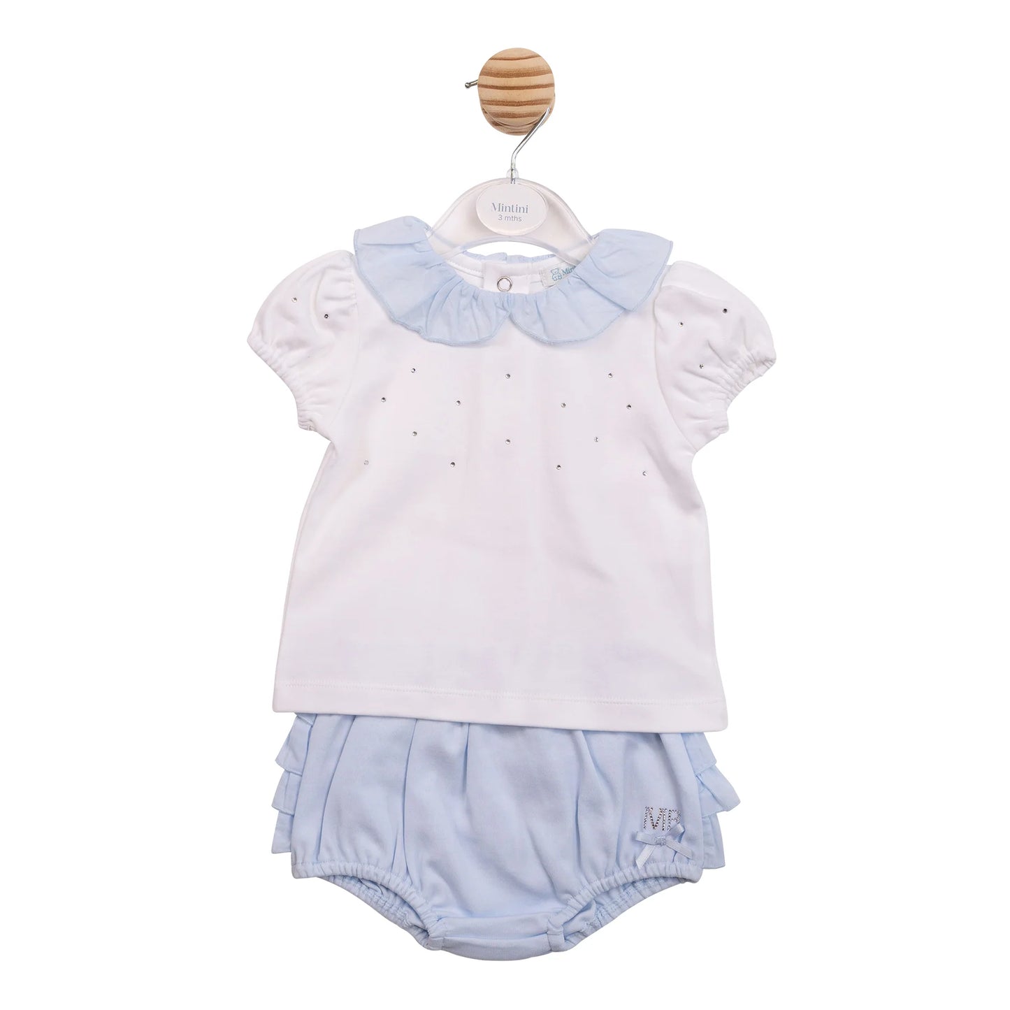 Mintini Blue Diamanté Jam Pant Outfit
