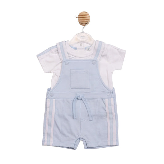 Mintini Blue Dungaree Set