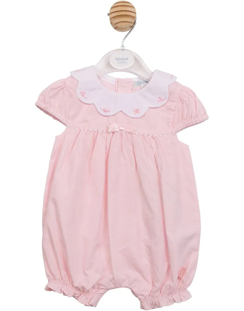 Mintini pink romper