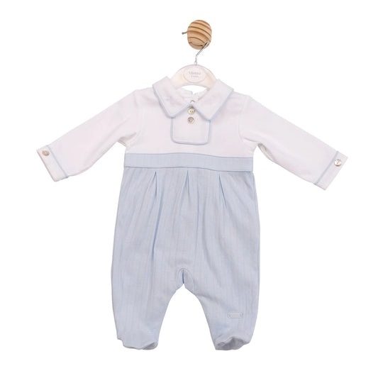 Mintini Blue White Onesie