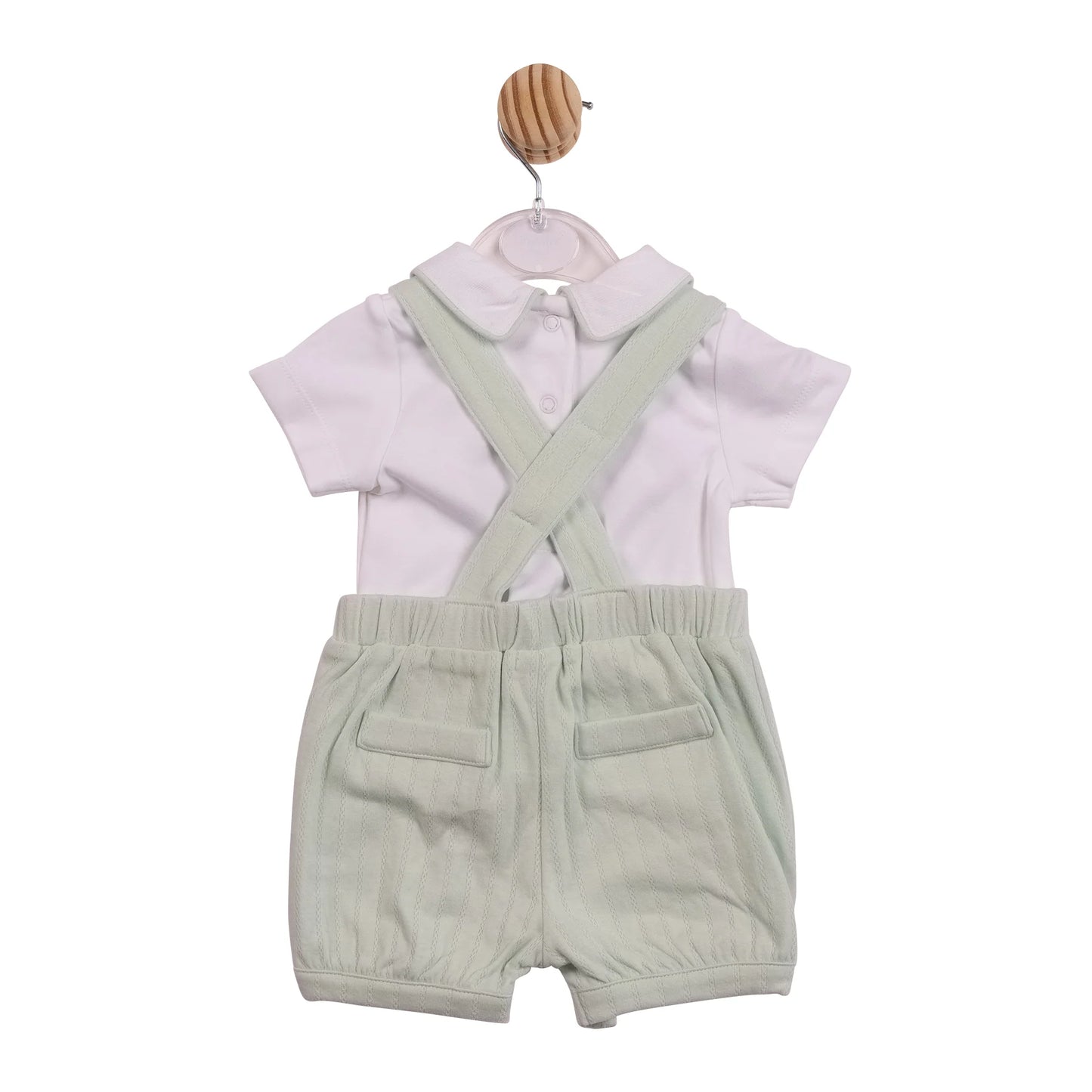 Mintini Pistachio Dungaree Set
