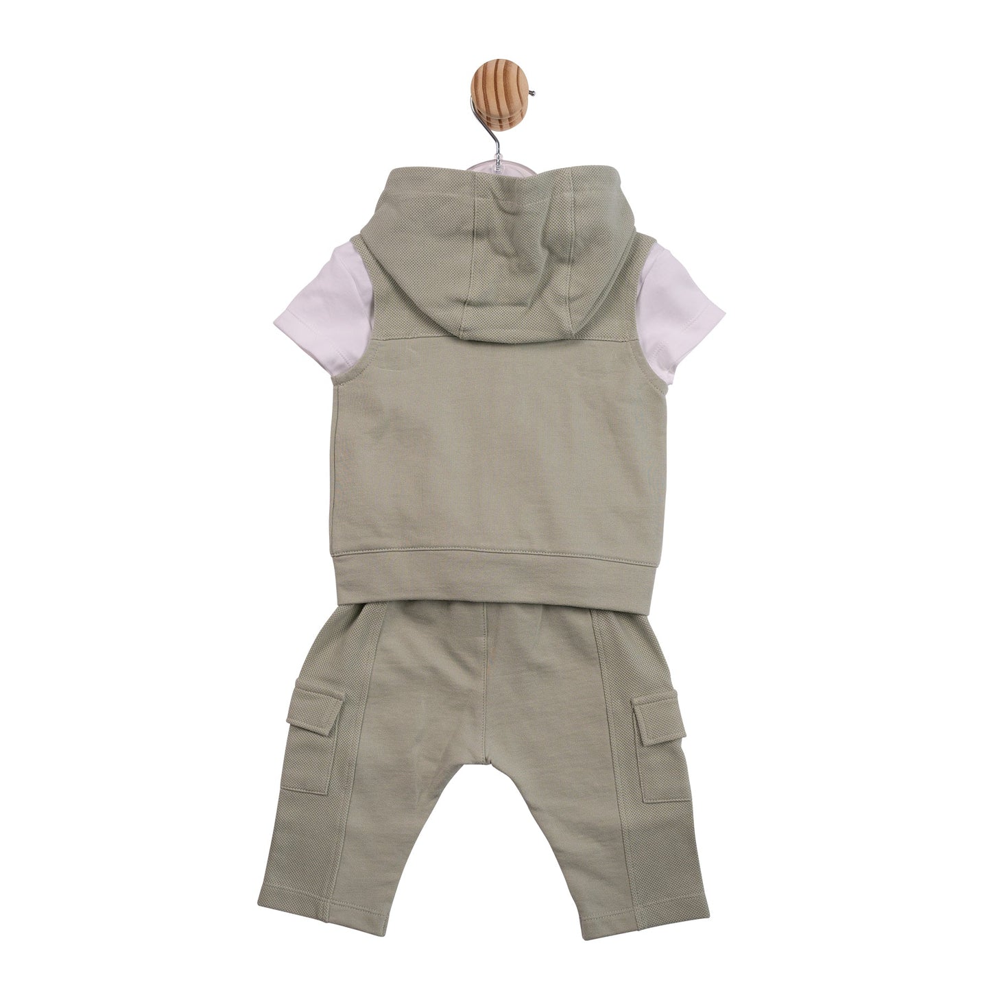 Mintini Sage Green 3 Piece Gilet Set