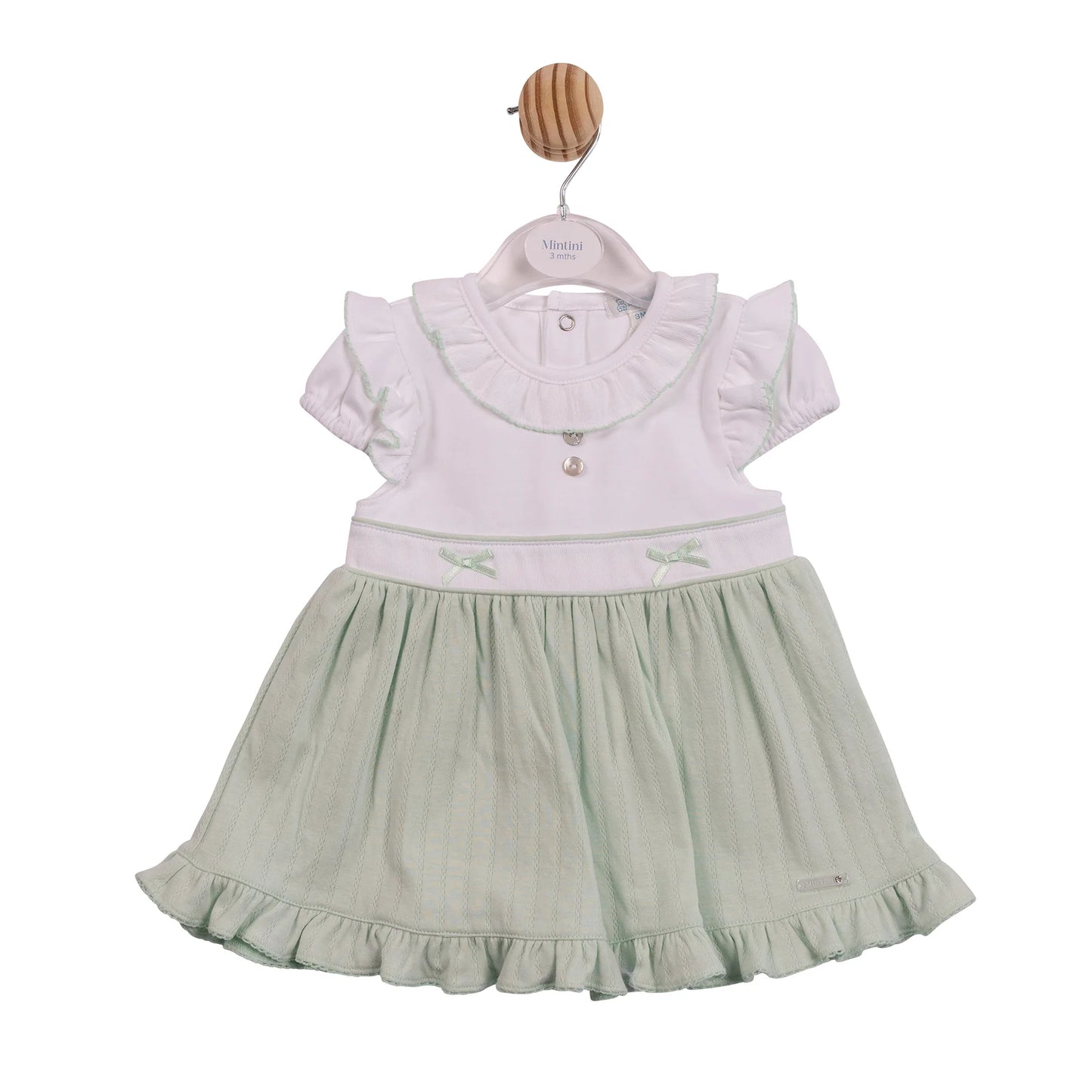 Mintini Pistachio Frill Dress