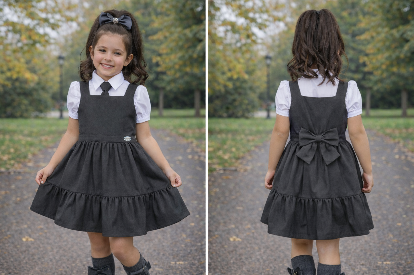Lelli Kelly Becky Grey Pinafore