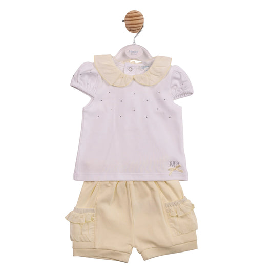 Mintini Lemon Shorts Set