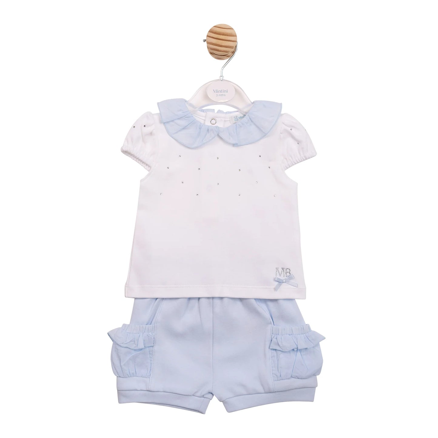 Mintini Blue Shorts Set