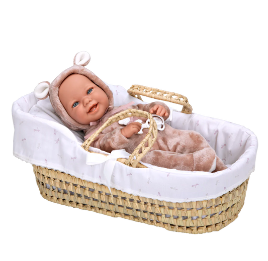 Zoe Doll Moses Basket