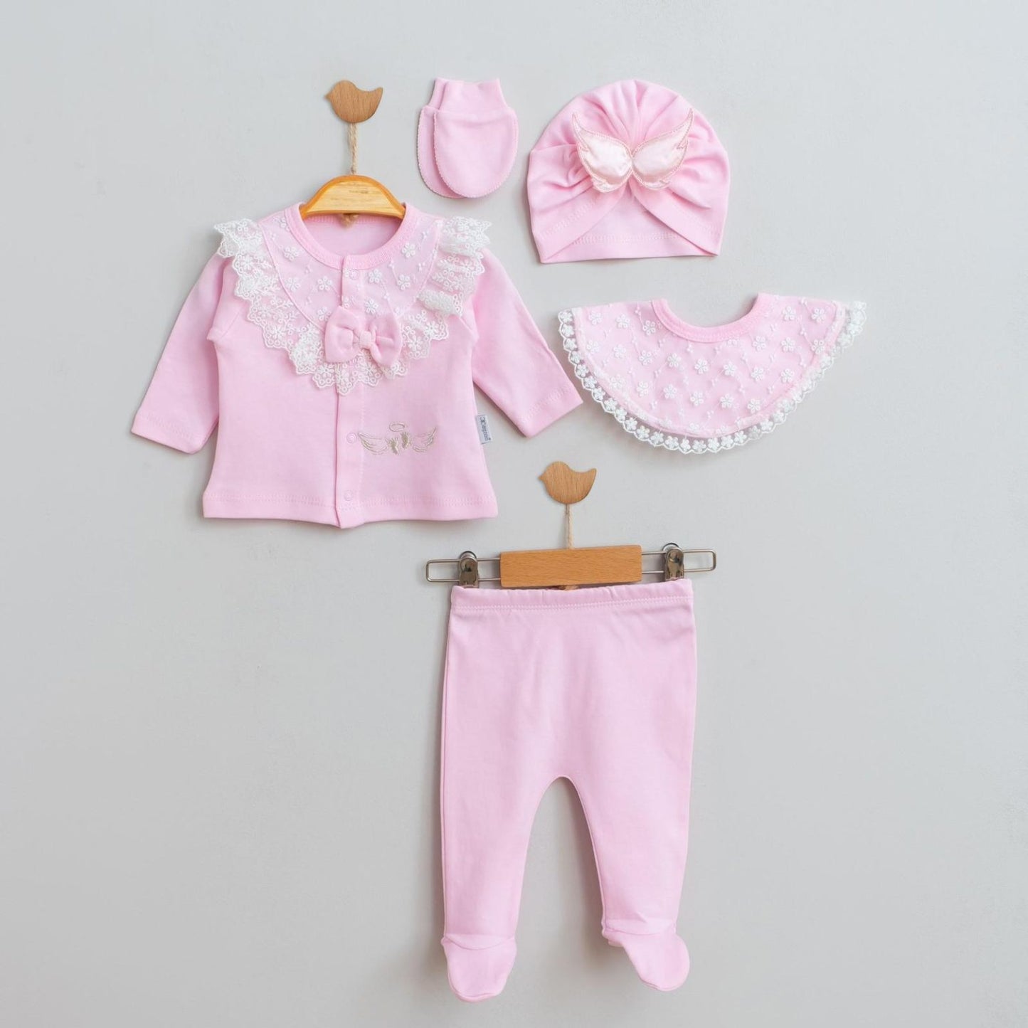 Spanish Pink 5 Piece Outfit