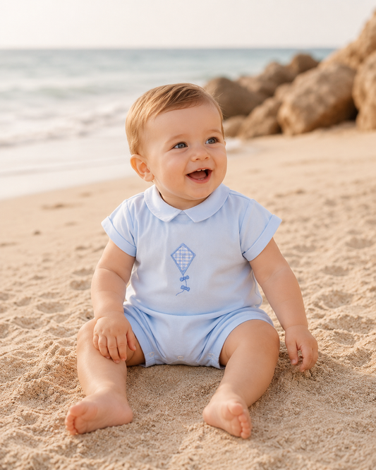 Pex Blue Kite Romper