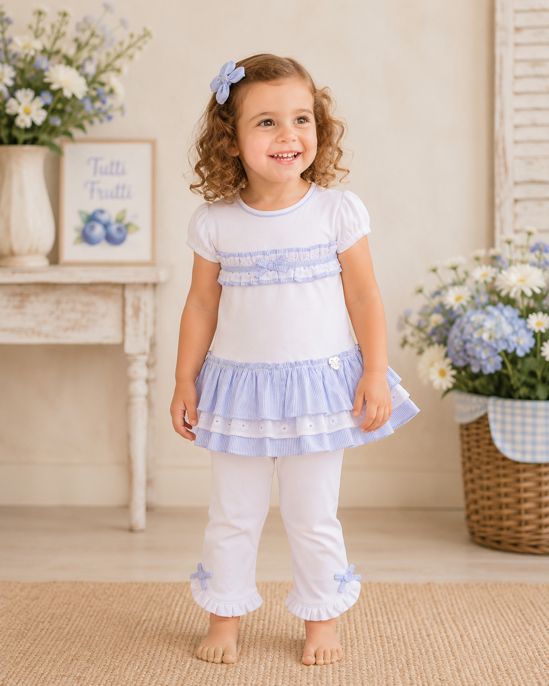 Mintini Blue Tunic & Legging Set