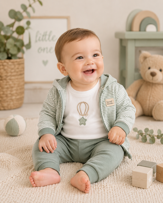 Mayoral Sage Green 3 Piece Outfit