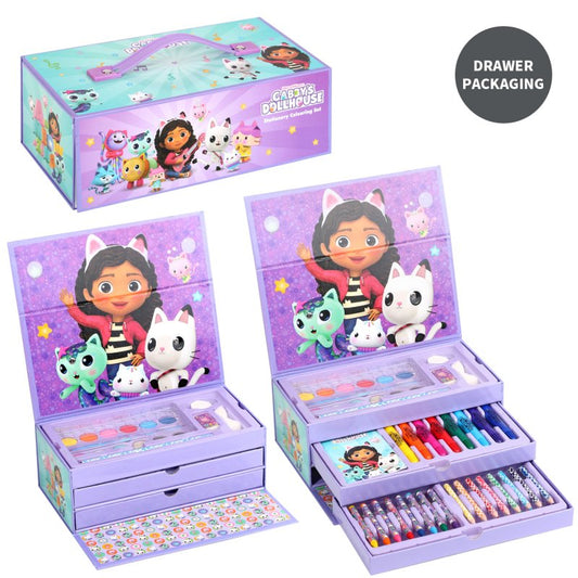 Gabby Dollhouse Colouring Set