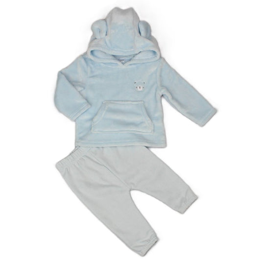 Blue Bear Fleece Top & Jog Pants