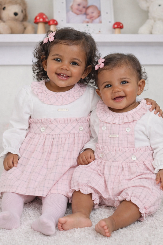 Mintini Pink Check Dress