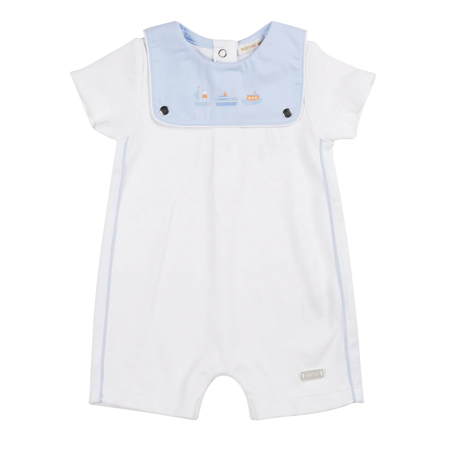 Mintini White Boat Romper