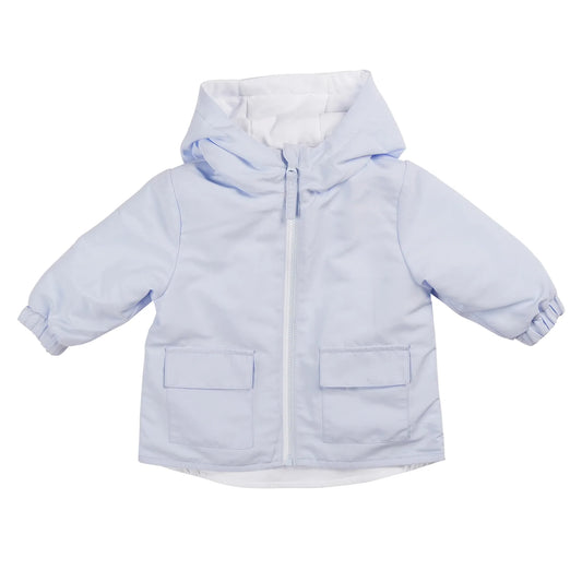 Mintini Blue & White Reversible Coat