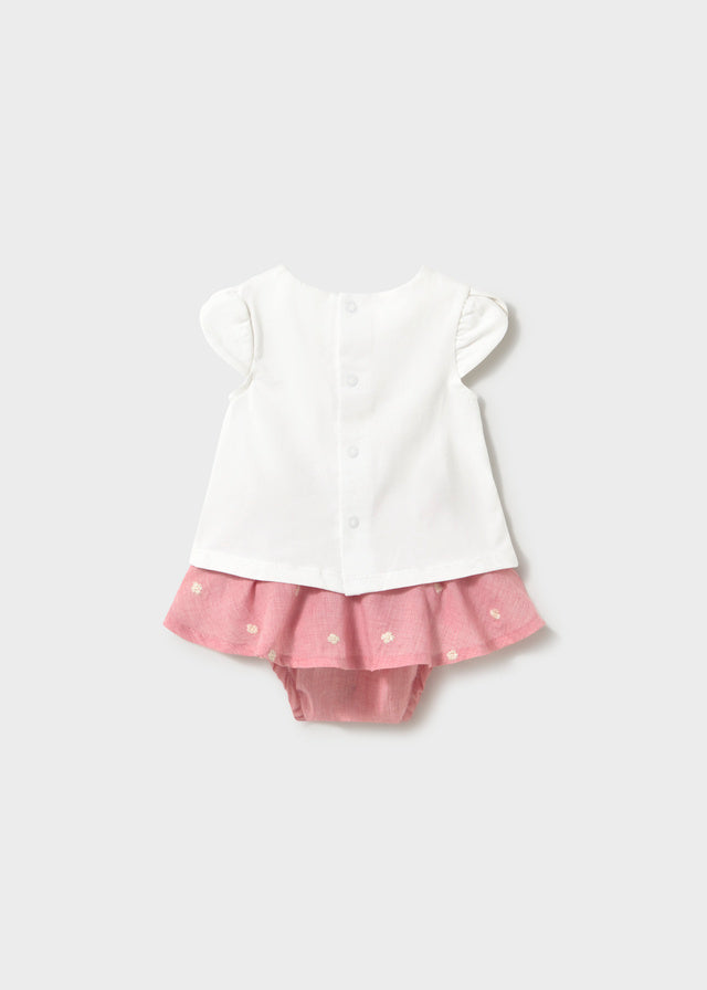 Mayoral Pink Bear Skirt Set