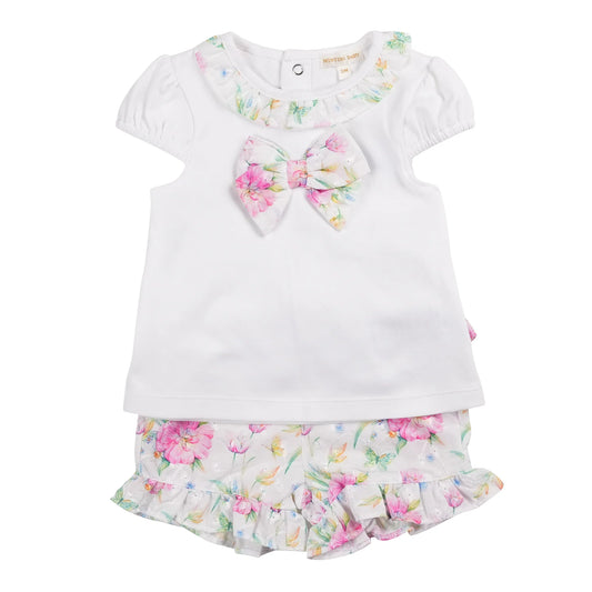 Mintini Floral Shorts Set