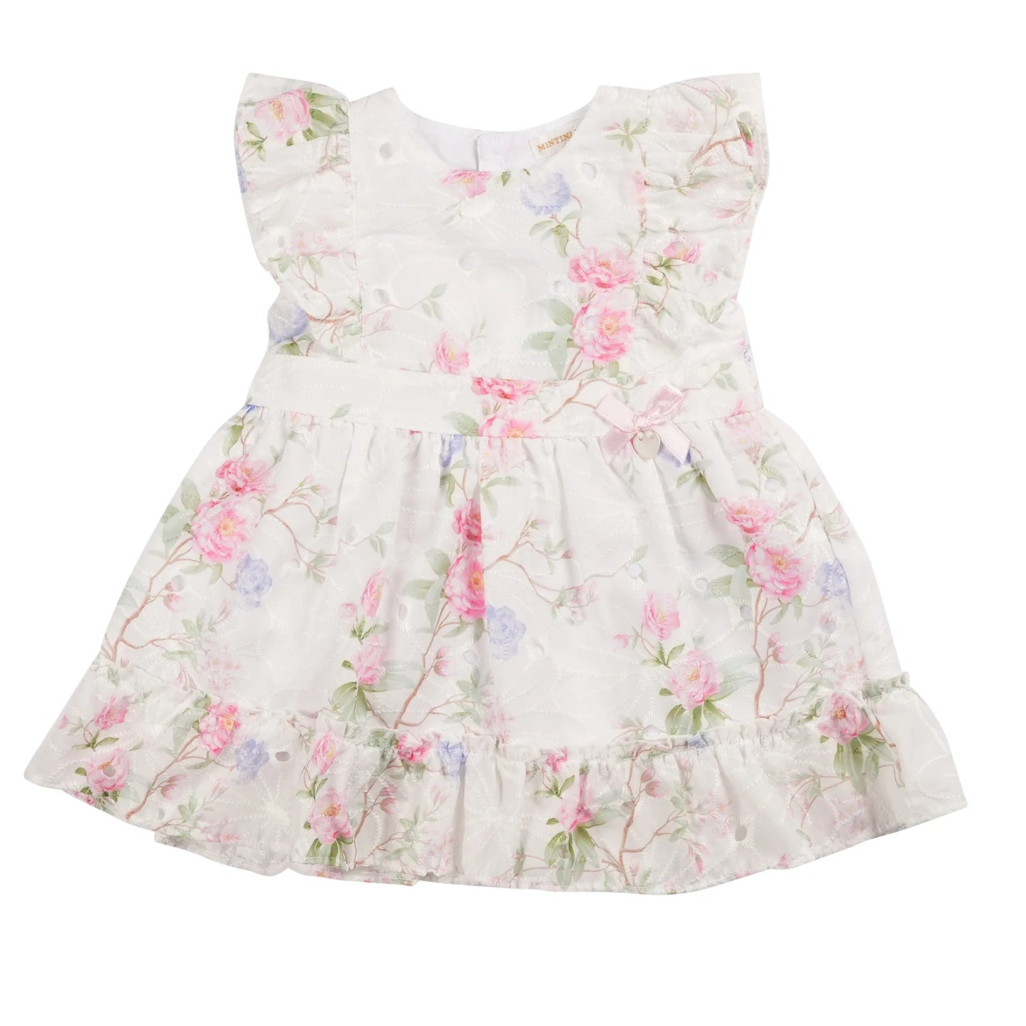 Mintini White Floral Dress