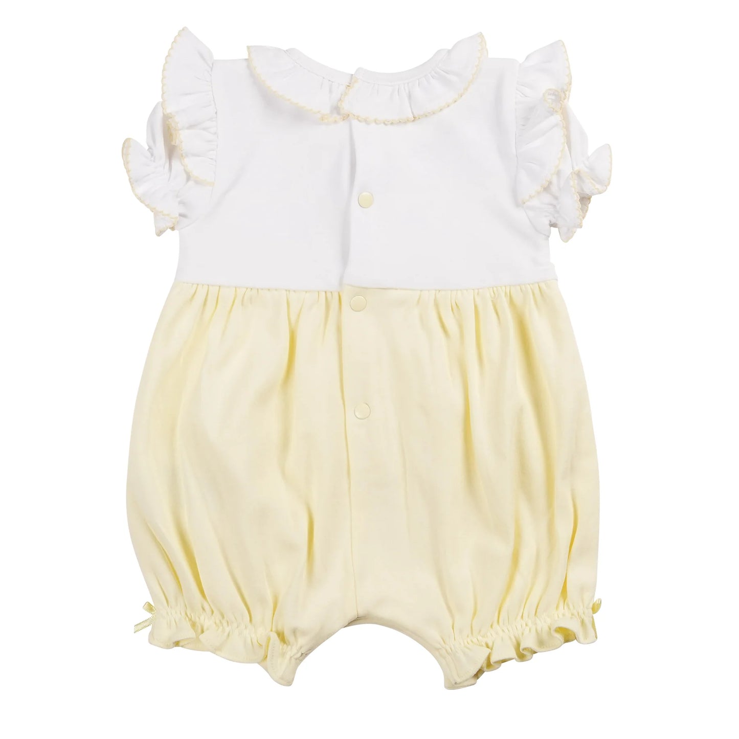 Mintini Lemon Frill Romper