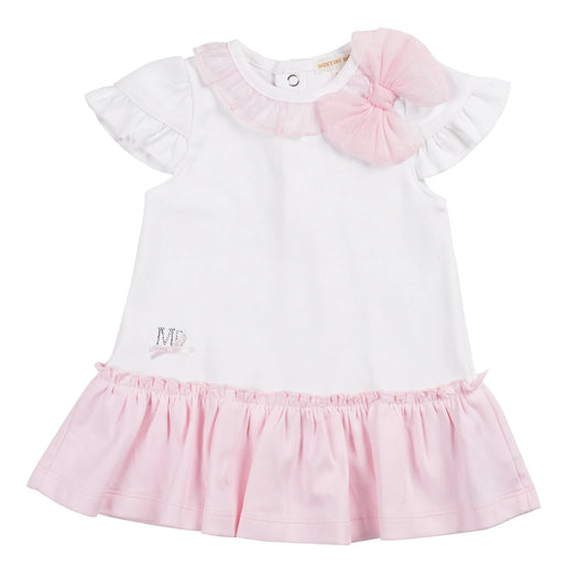Mintini White & Pink Dress