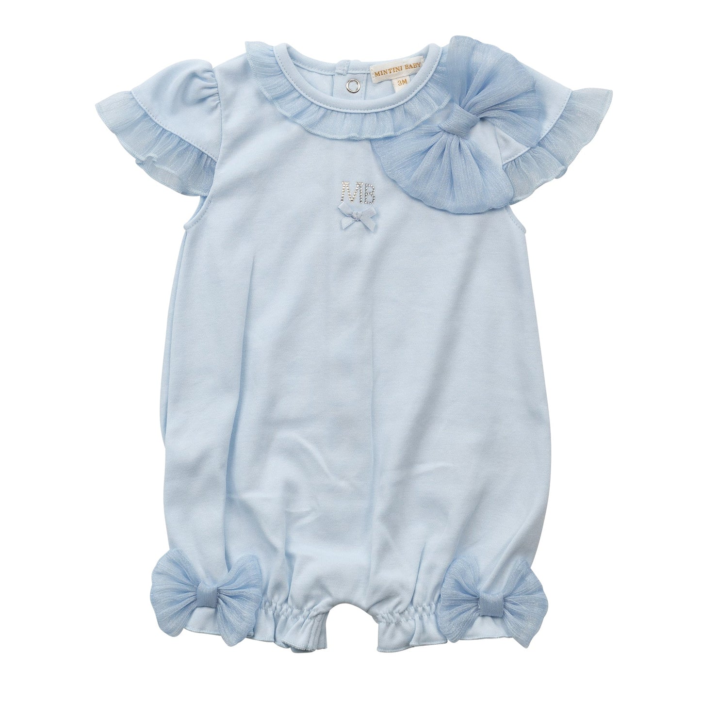 Mintini Blue Bow Romper