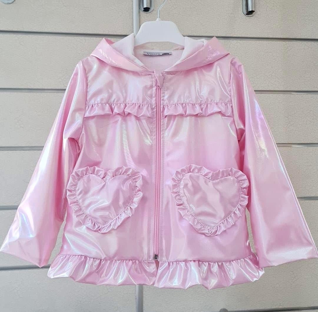 Visara Pink Heart Coat