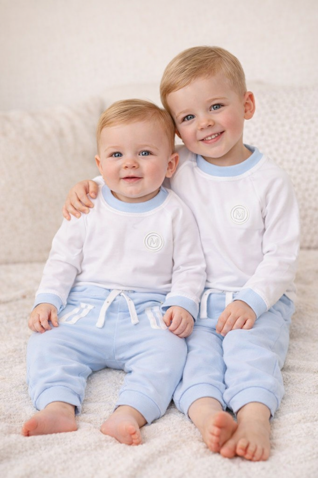 Mintini White Blue Jogset